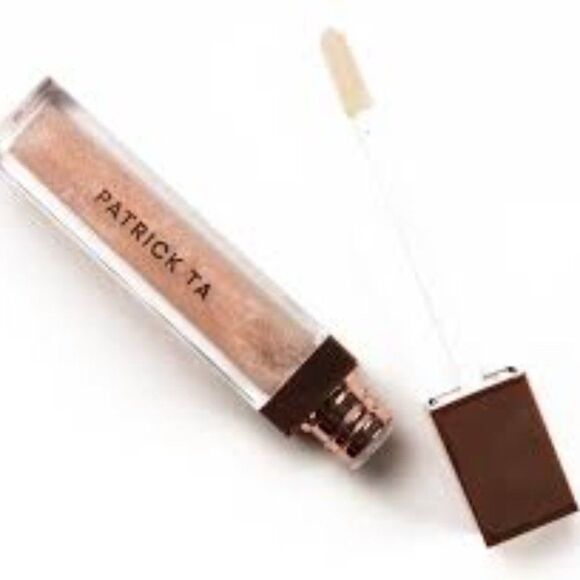 𝅺$ 10 add on item$ Patrick Ta -major glow lip shine in pearl, BNIB FULLSIZE - Picture 2 of 12